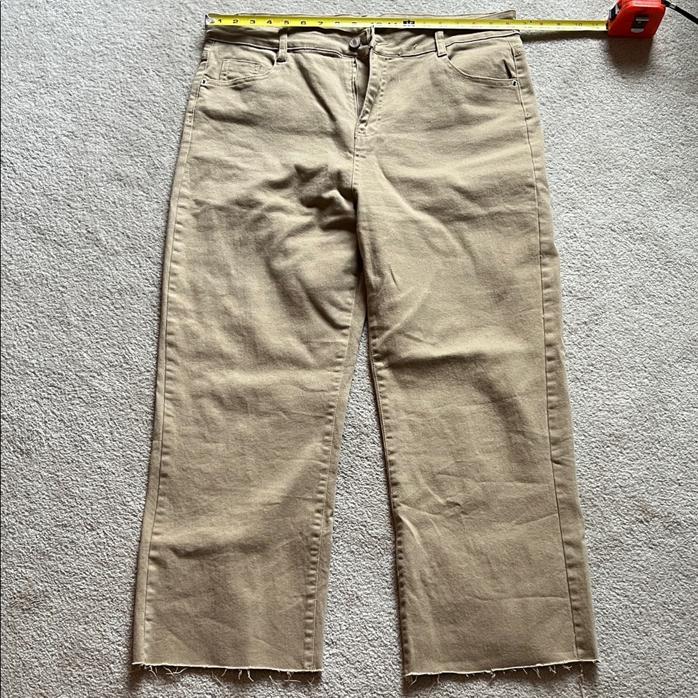 Women’s Wide Leg Jeans in Khaki